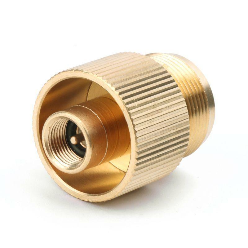 Outdoor Gas Tank Propane Refill Adapter Solid Brass Stove Connector Copper