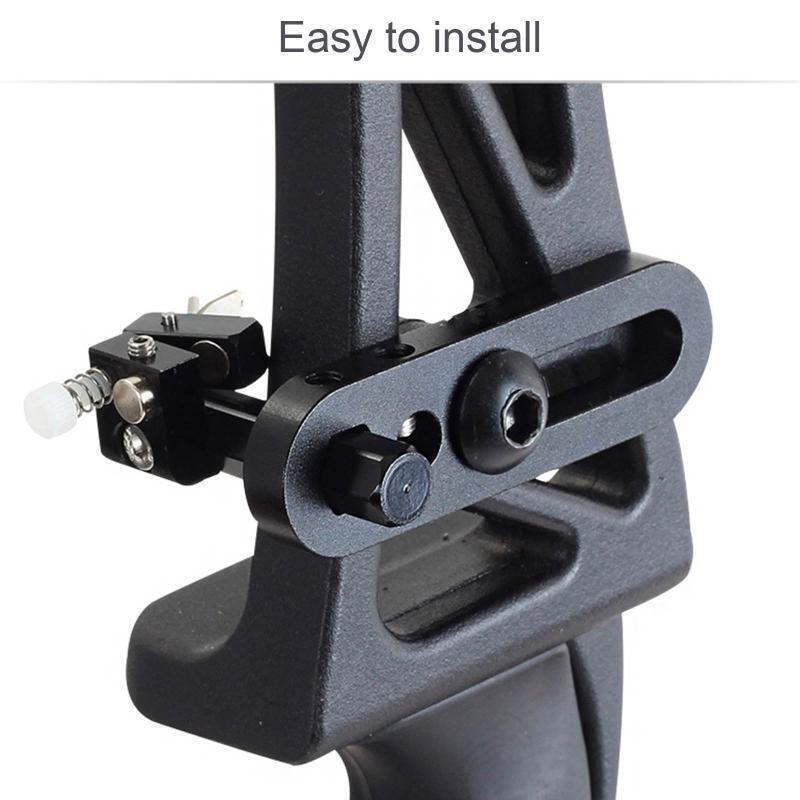 Aluminum Alloy Magnetic Arrow Rest Steel Needle Double Magnetic Arrow Recurve
