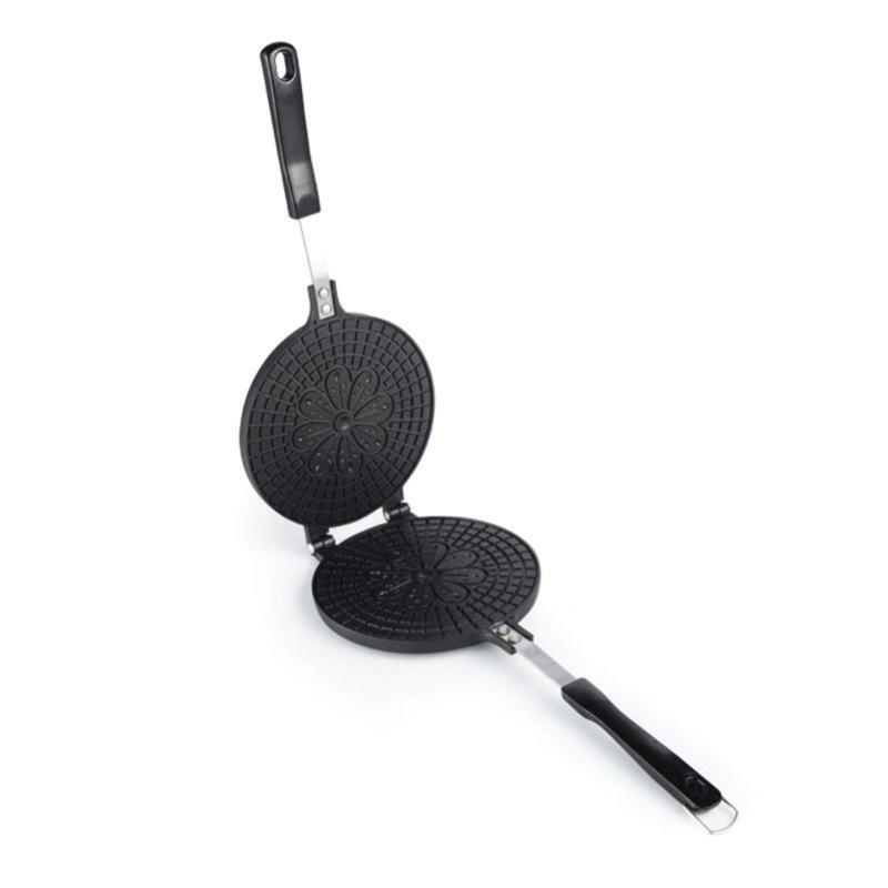 Waffle Cone Making Mold Aluminum with Non Stick Coating Waffle Baking Pan Maker