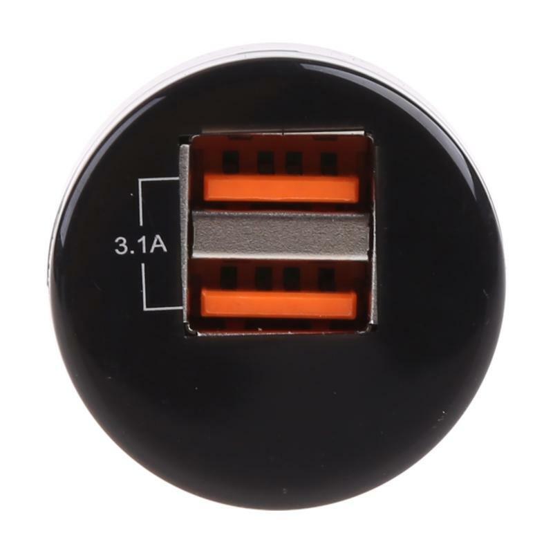 USB 3.1A Socket Dual Port 12-24V Car Charger for Tablet PC/Navigator/PDA/PSP/MP3