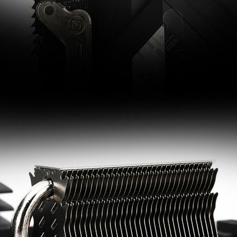 HR-09 2280 M.2 SSD Heatsink Solid Disk Radiator Cooler Pad Fully Electroplated