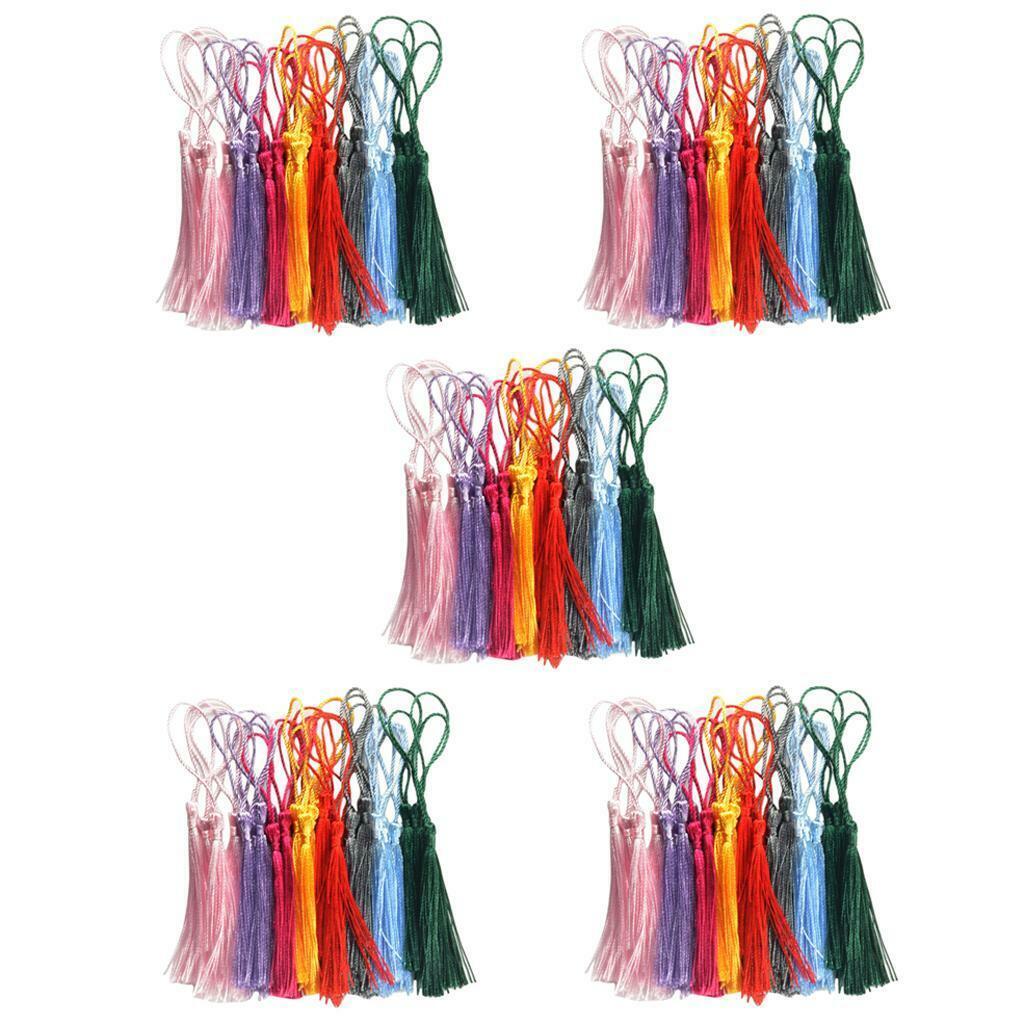 150Pcs Mixed Color Bookmark Tassels Classic DIY Making Tassels Pendant