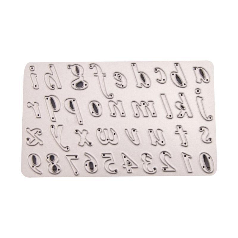 Letters Numbers Metal Cutting Dies for DIY Scrapbooking Diary Embellishments