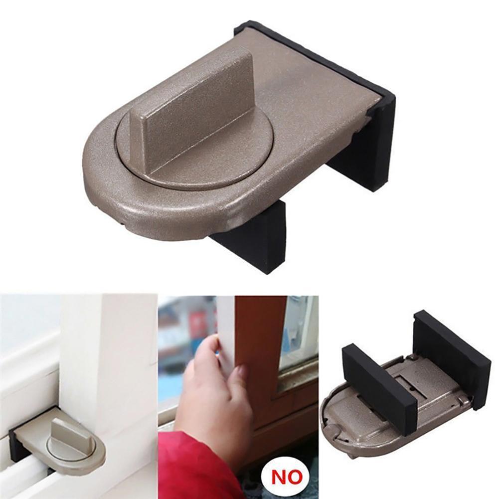Sliding Sash Stopper Cabinet Locks Straps Anti-Theft Child Security Doors