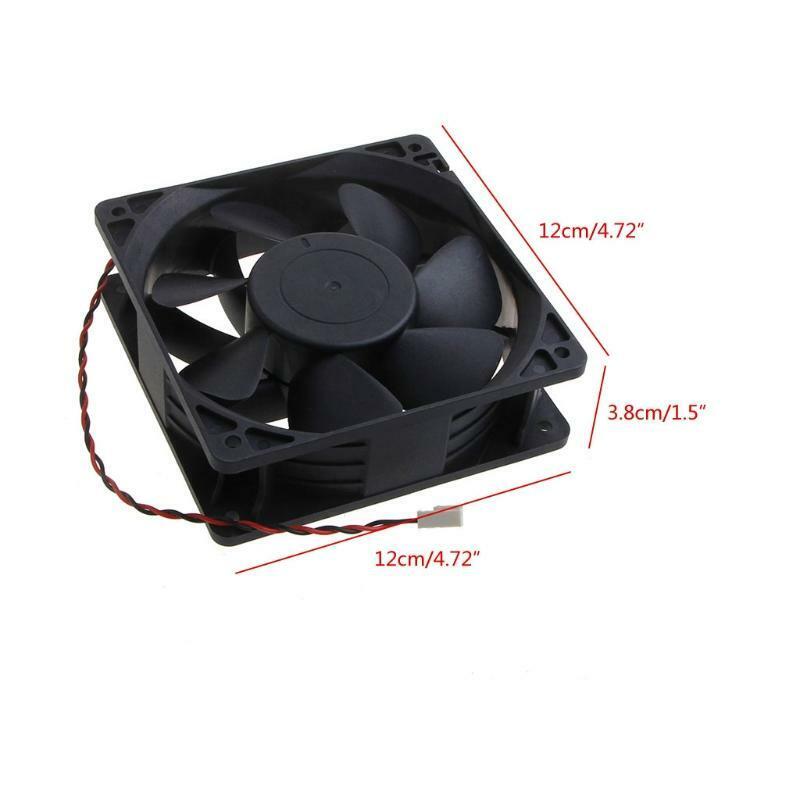 RB1238H12B-6 12CM Cooling Fan 120mm DC12V 0.58A 12x12x3.8cm 4P PMW Ball Bearing