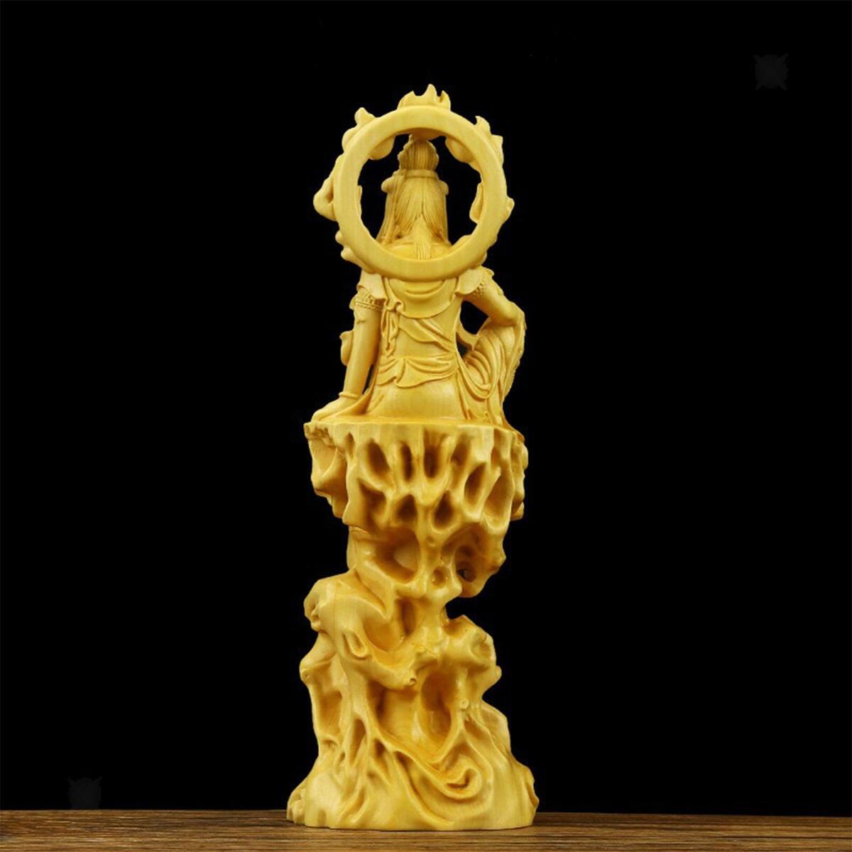 Guanyin Statue Enshrined Decor  Wall Sculpture  House