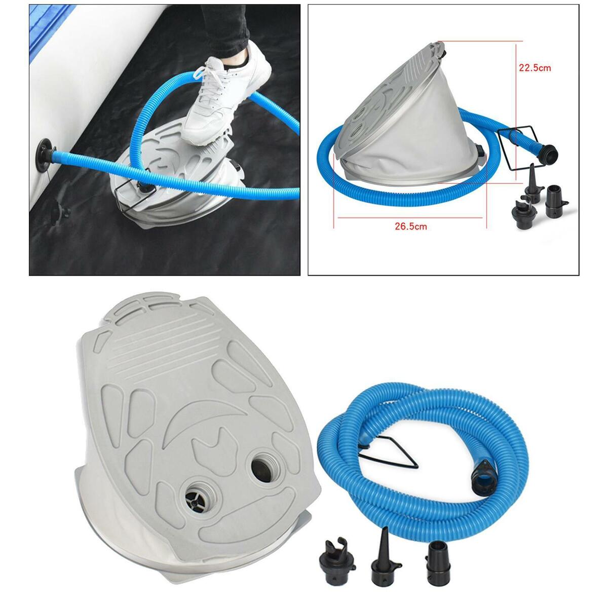 Bellows Foot Air Pump Inflator for Swimming Ring Inflatable  Kayak Canoe