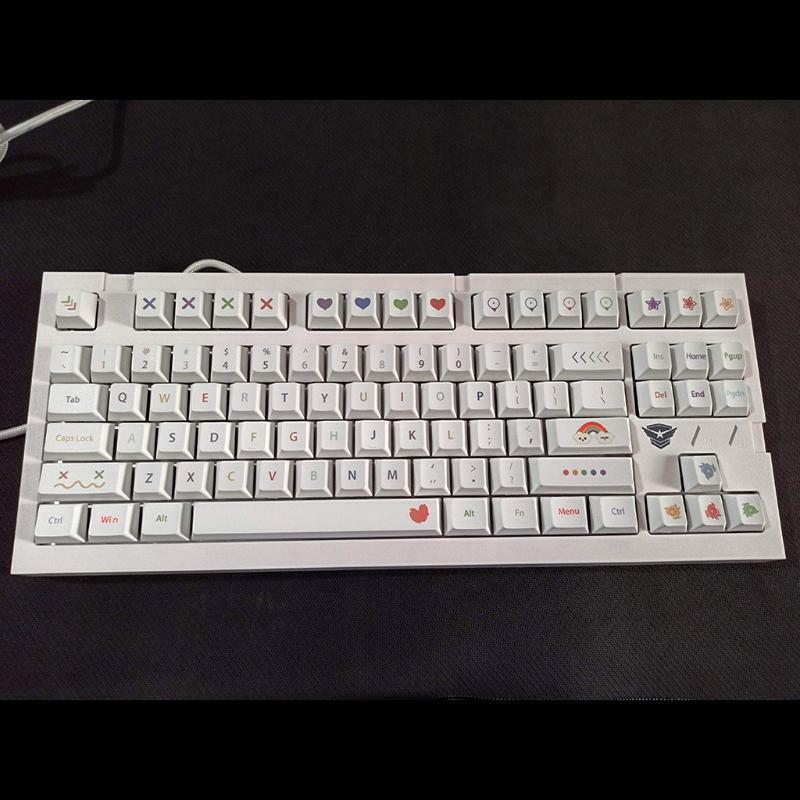 134 Keys Keycap Dye Sublimation Cherry Profile for Mechanical Keyboard Keycap