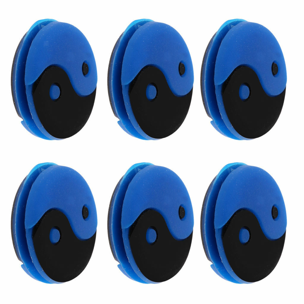 18Pcs Yin and Yang Tennis Racquet Vibration Dampener Damper Shock Absorber