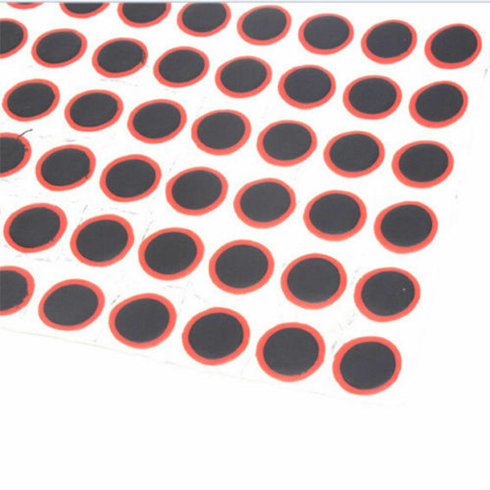 Round 48 Rubber Patch Bicycle Bike Tire Tyre Puncture Repair Piece Kit Useful GZ