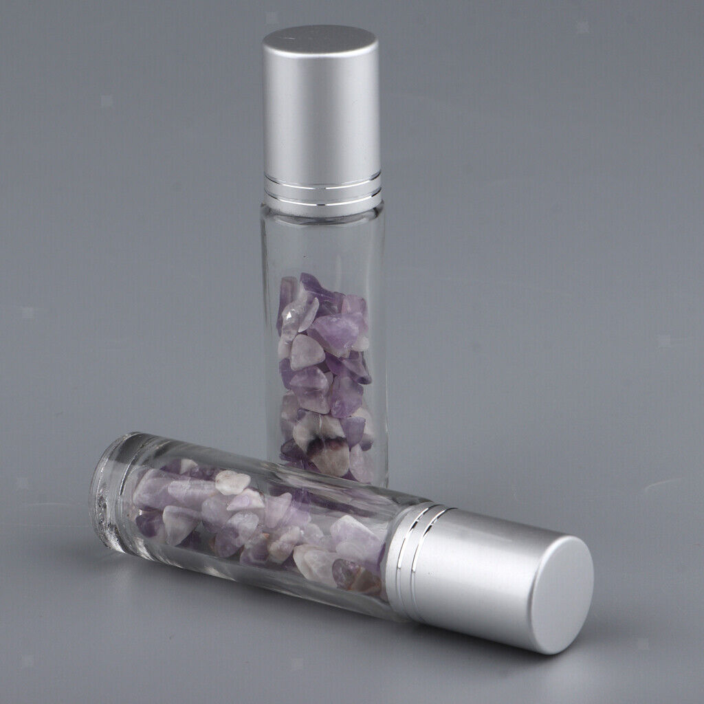 4Pcs 10ml Essential Oils Perfume Liquids Aromatherapy Roll-on Bottles Tubes