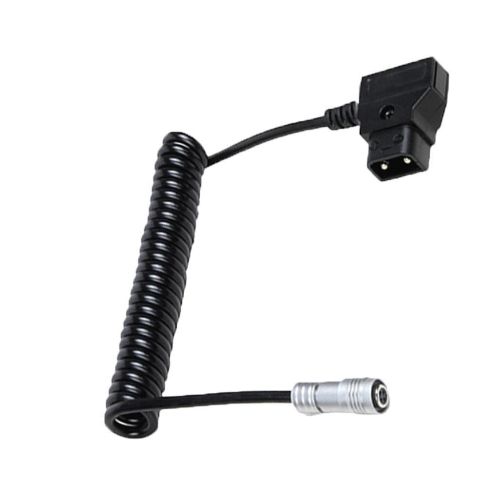 D-Tap Male to Female 4-Pin Aviation Spring Cable for Power Supply Battery