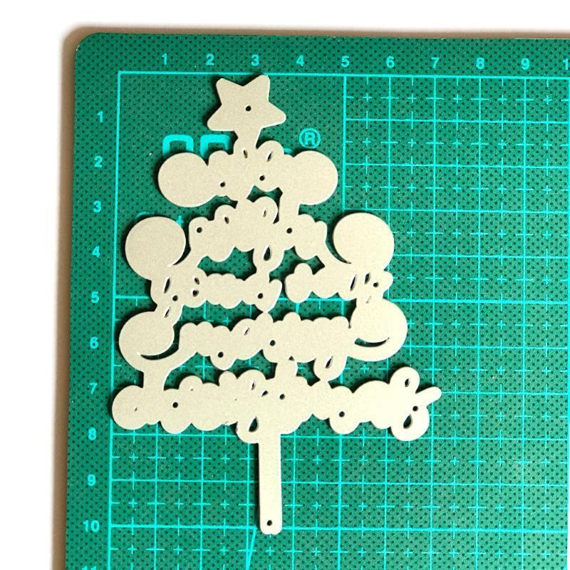 Star Christmas Tree Metal Cutting Dies Stencil DIY Scrapbooking Album Paper Card