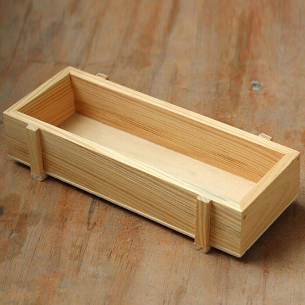 Burlywood Garden Flower Planter Succulent Rectangle Plant Storage Case