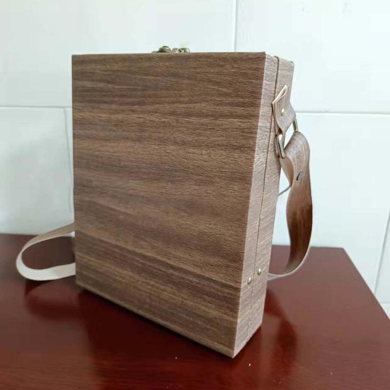 Portable Sketch Bag Wooden Shoulder Box for Anyone That Loves Writing Painting