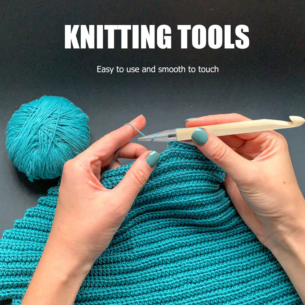 Knitting Needles Set Detachable DIY Sweater Carpet Crochet Hooking Tools