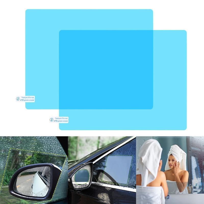 Car Rear-View Mirror Side Window Anti-Scratch Anti-Mist HD Film for Safe Driving