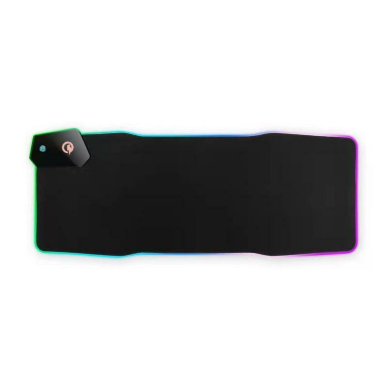 15W Wireless Charging RGB Luminous Mouse Pad Charger Gaming Mousepad Desktop PC