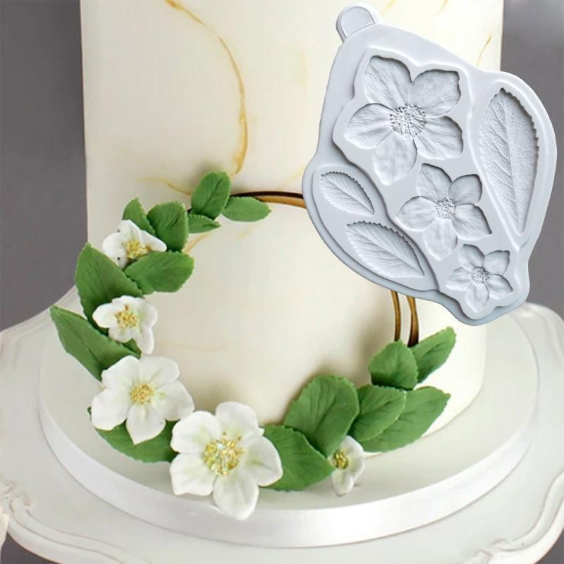 Flower Leaves Bakeware Cookie Mold Biscuit Mold DIY Cartoon Press Baking Mold