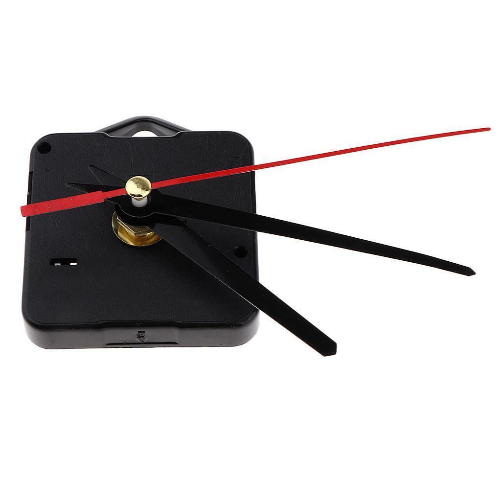 30pcs Red Black Silent Quartz Clock Movement Pointer DIY Repair Supplies