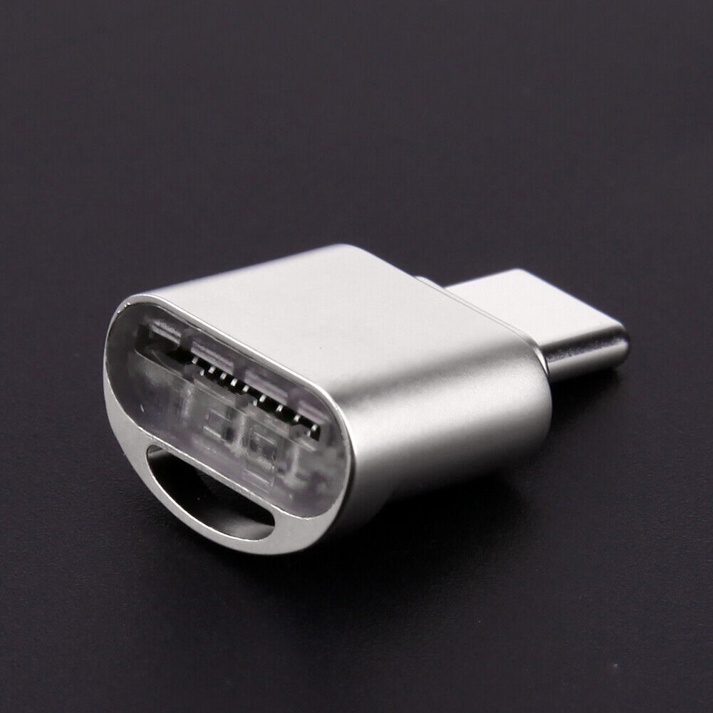 Mini Portable Key Ring Type Type-C USB3.1 Micro SD TF Memory Card Reader