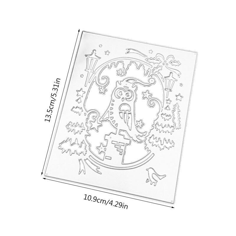 Owl Star Metal Cutting Dies DIY Stamps Crafts Template Mold Stencils