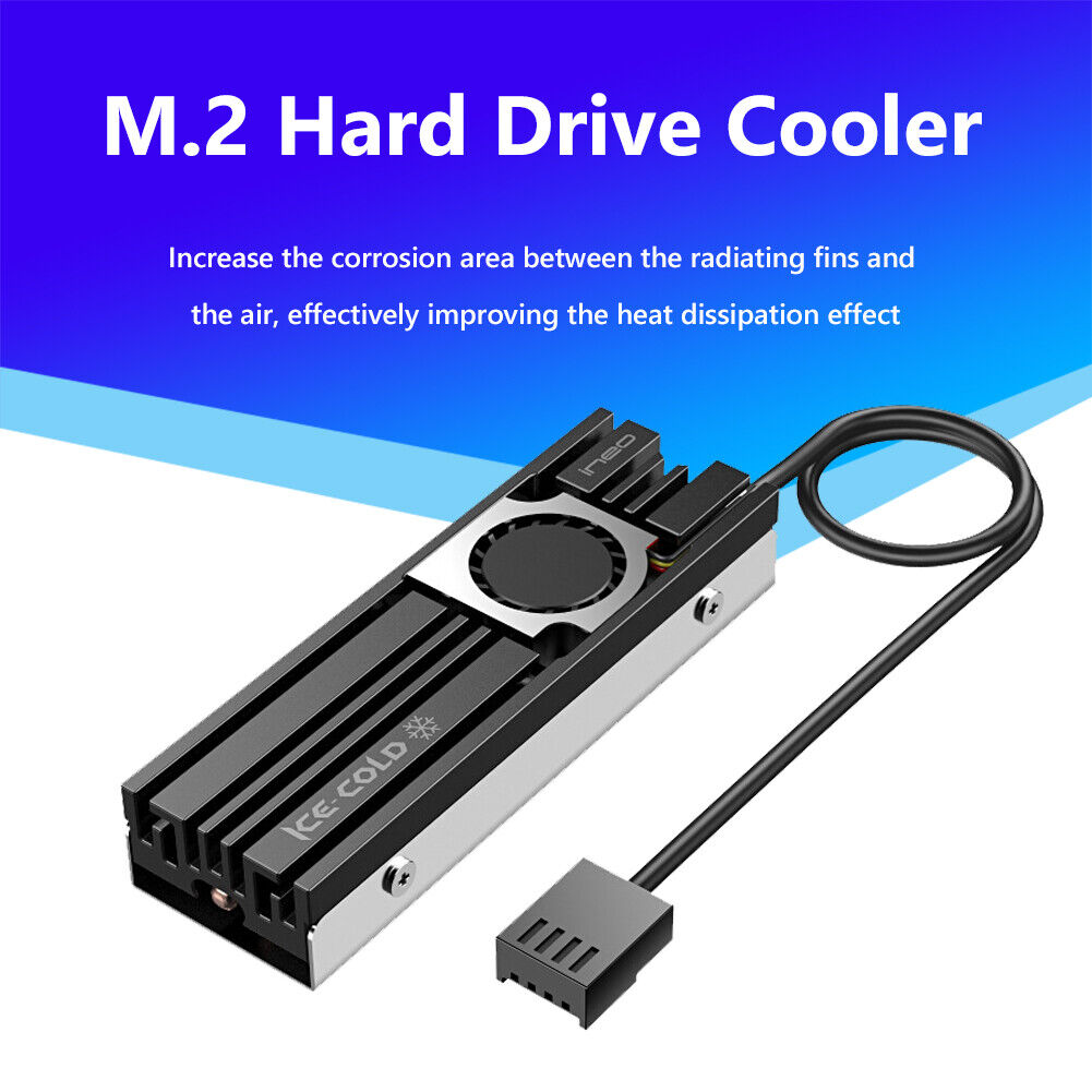 Ineo M.2 NVME Solid State Disk Heatsink Cooler Heat Radiator Cooling Pads