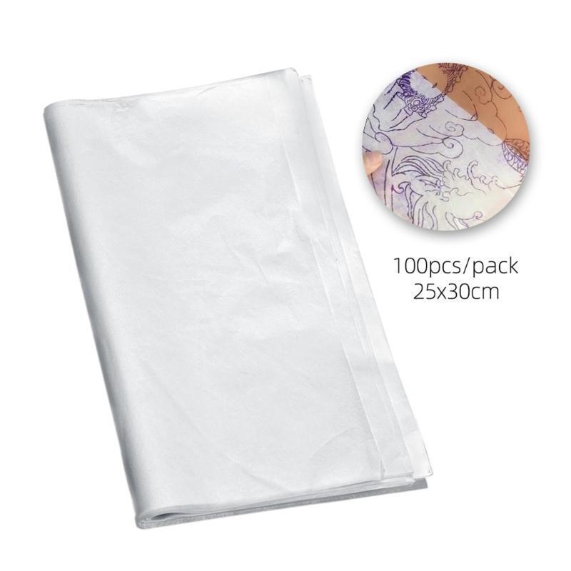 100pcs Tattoo Transfer Sketch Draft Paper Tattoo Accessories Thermal Stencil