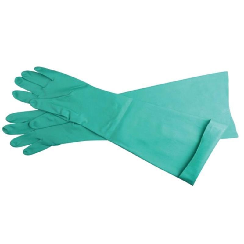 Multipurpose Long Aquarium Water Change Gloves Shoulder Length Natural Rubber
