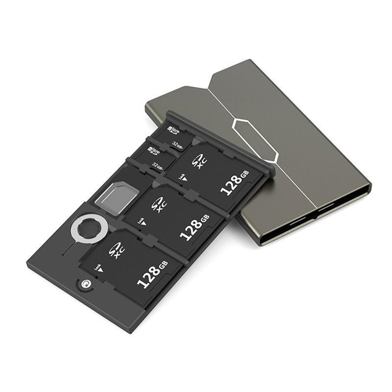 Memory Card Case Holder SD TF SIM Card Storage Anti-Shock Anti-Scratch 2832 Rig
