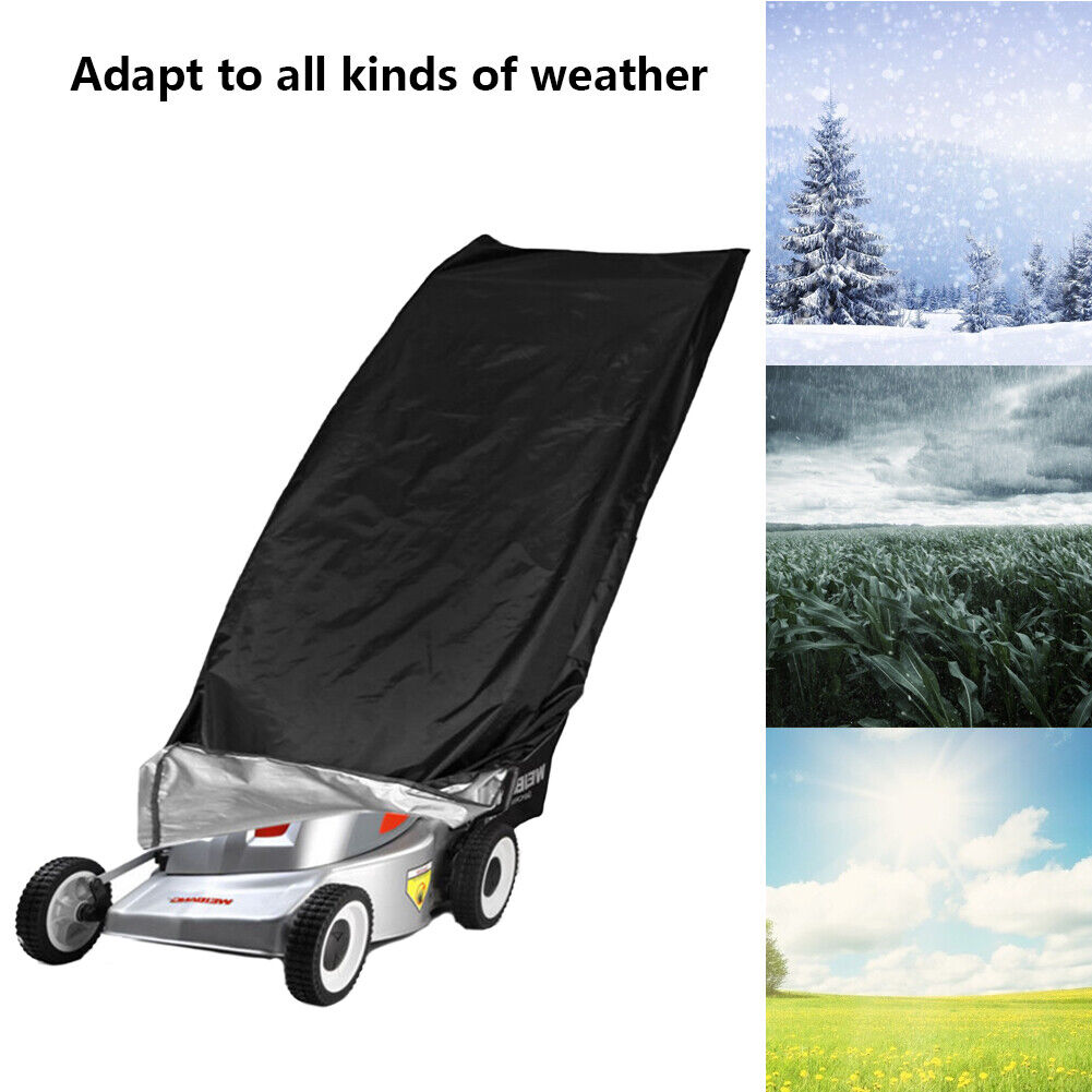 Waterproof Garden Lawn Mower Cover 210D Dustproof Sun Block Weeder Shield