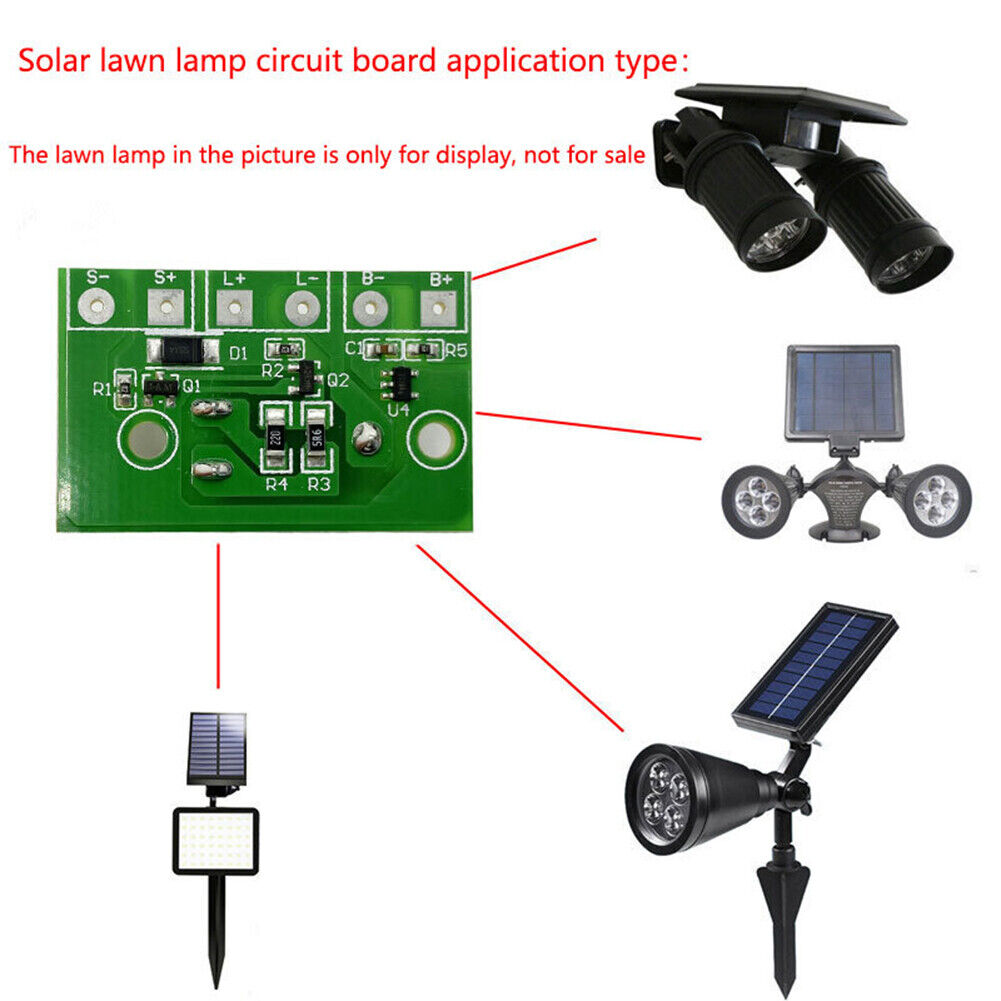 Solar Lamp Controller 3.7V Solar Lantern Control Circuit Board with Switch
