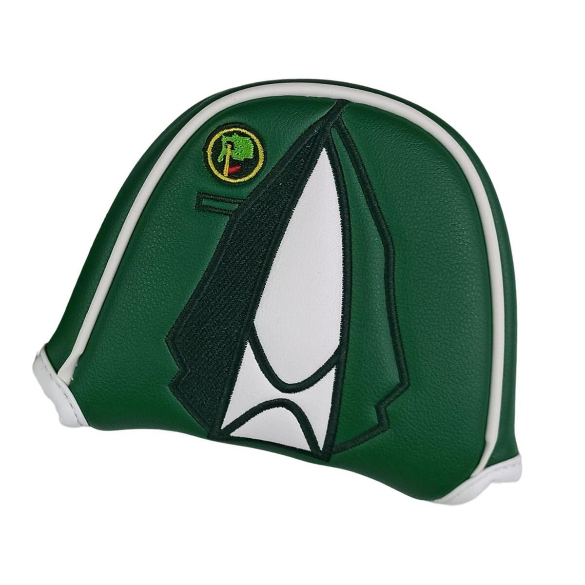 Golf Mallet Putter Head Cover Magnetic Closure Durable Waterproof PU Leather