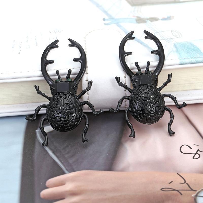 Insect Beetle Dangle Earrings Gift for Friend Classmate Teenagers Hypoallergenic