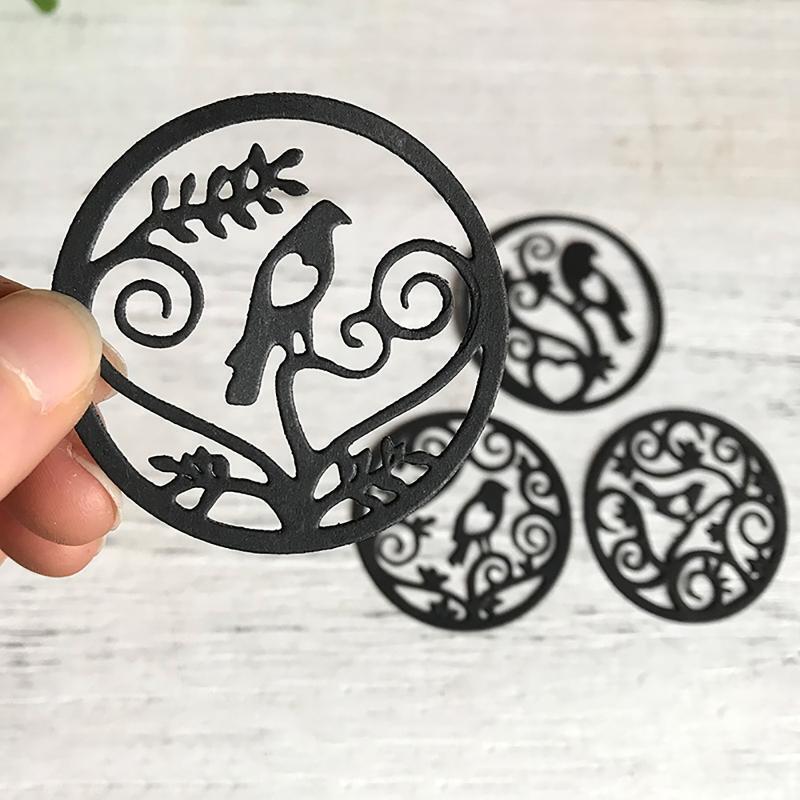 Tree Branch Bird Frame Metal Cutting Dies Photo Album Decoration Accessories DIY