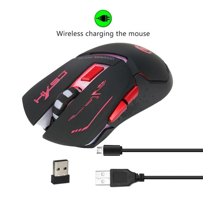 Gaming Mouse Adjustable RGB Light Sensitive Electronics Accessories for Windows