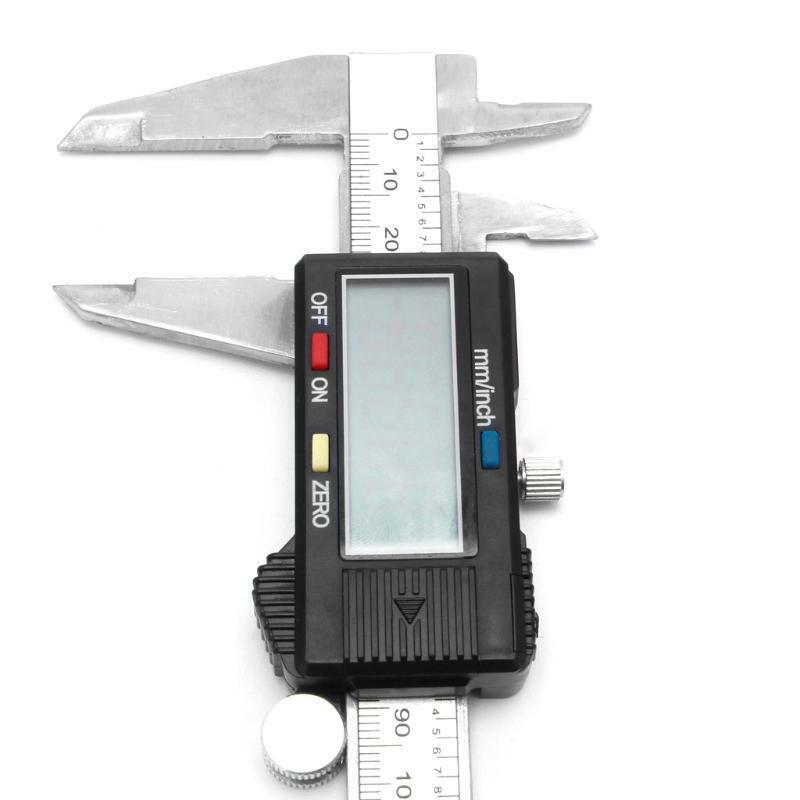 6" 150mm Digital Electronic Vernier Caliper Micrometer Gauge Widescreen Carbon