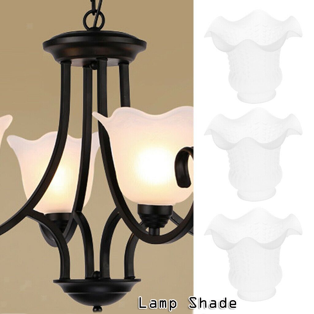 Replacement Lighting Bell Pendant Transparent Lamp Shade Frosted Glass Shade