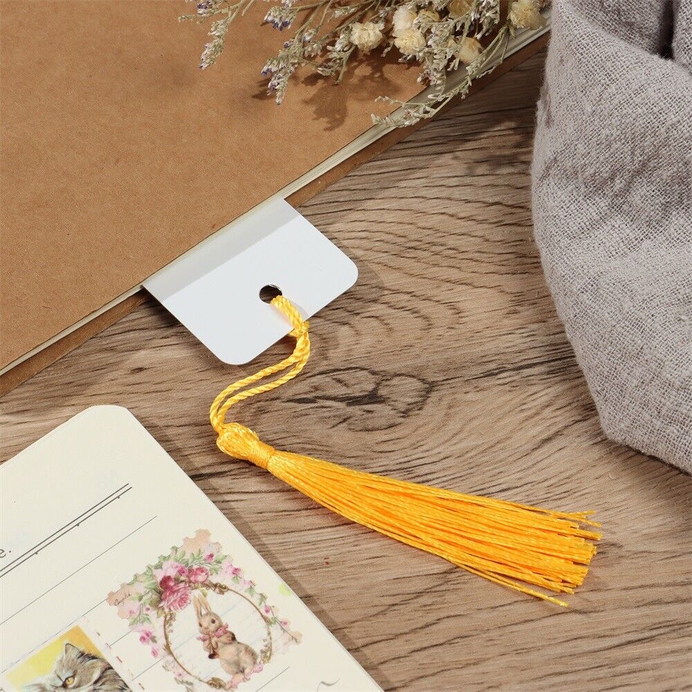 Aluminum Crafts DIY White Blank Bookmarks with Tassels Sublimation Bookmark
