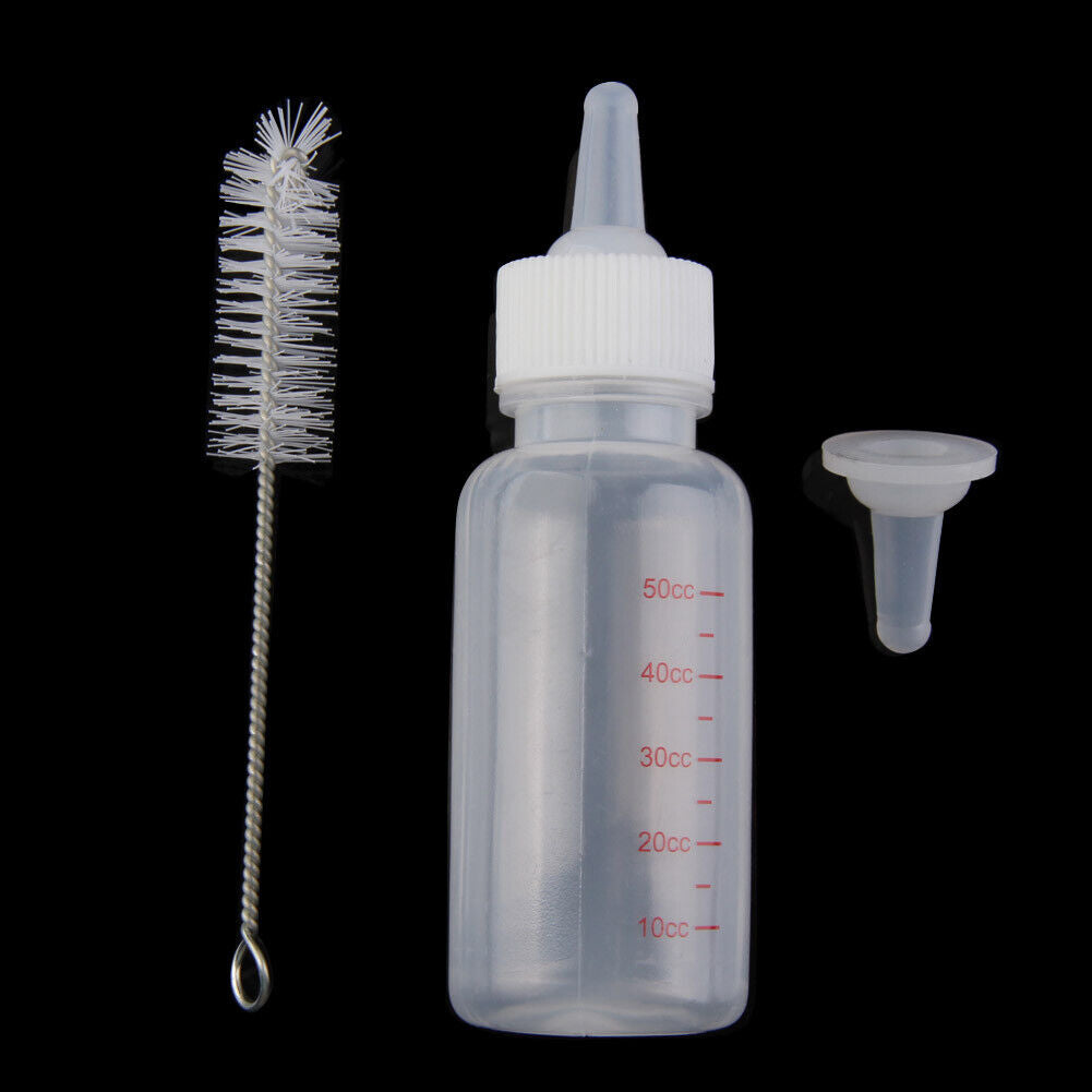 New Pet Small Dog Puppy Cat Kitten Milk Nursing Care Feeding Bottle Set