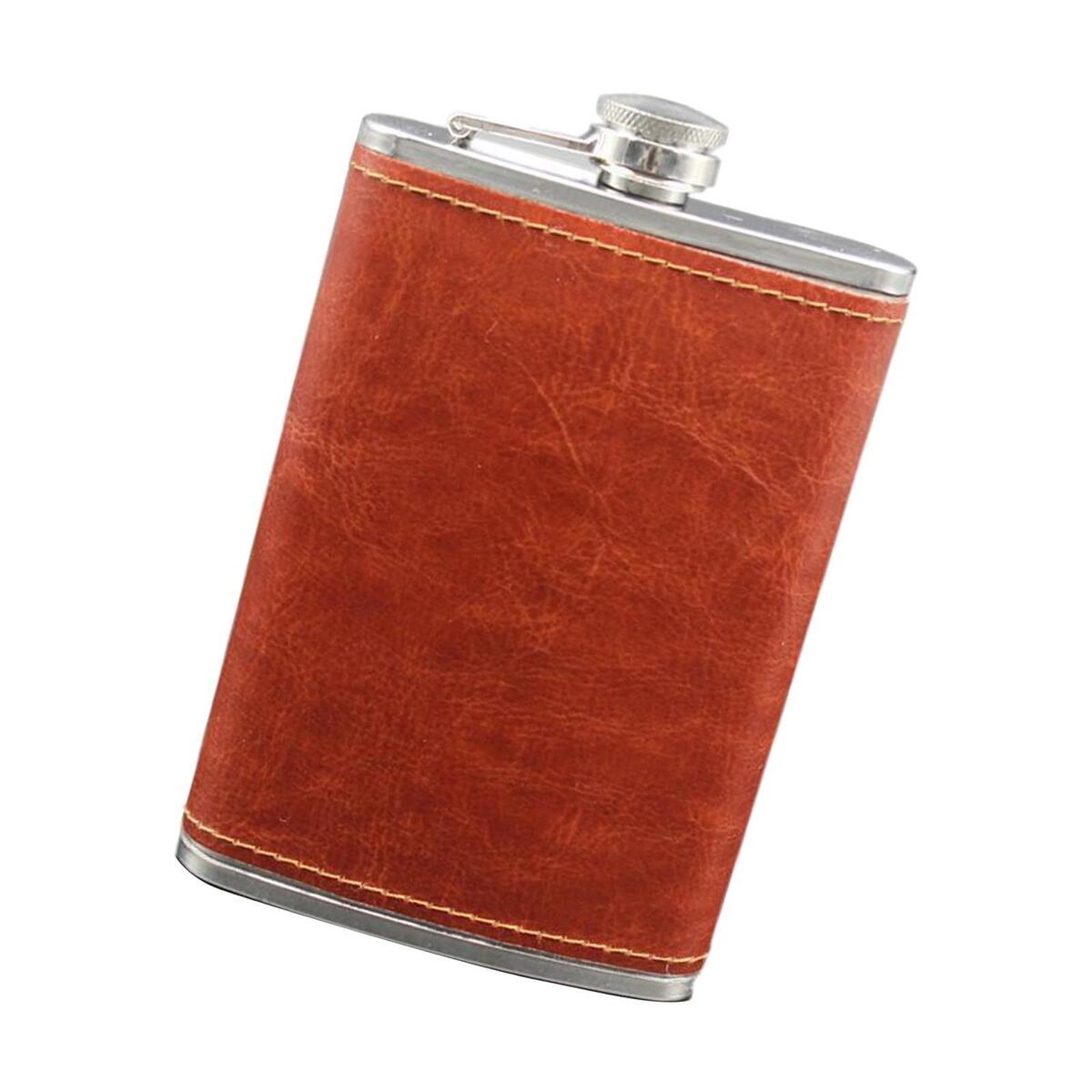 Hip Flask Stylish Sealed Flagon Drinkware for Hiking Wedding Party Spirits