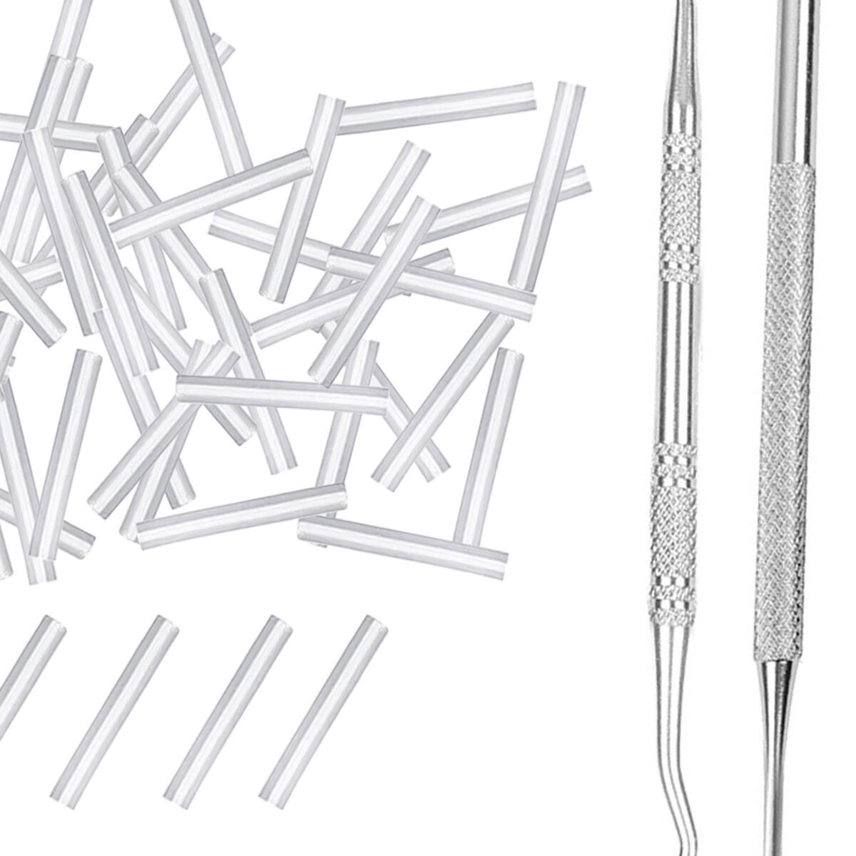 50Pcs Ingrown Toenail Corrector Strips Thick Paronychia Pedicure Tool Brace Nail