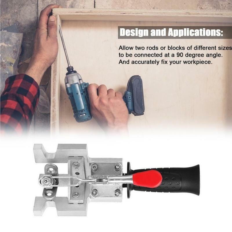 90 Degrees Corner Clamp Woodworking Right Angle Clamp Quick Fix Clip Easy to Use