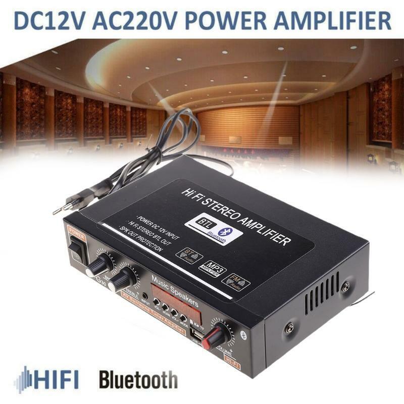 Digital Home Amplifier Bluetooth-compatible Hifi Stereo Subwoofer Music Player