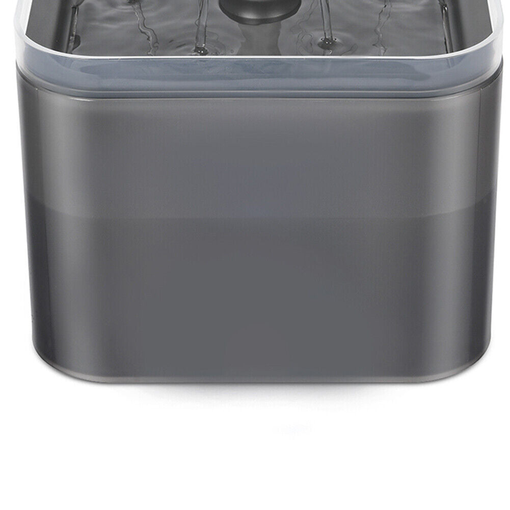 USB Automatic Pet Water Filter Dispenser Cat Water Fountain Feeder (Gray)