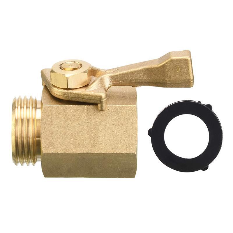Heavy Duty Brass Garden Hose Shut Off Valve 3/4 Inch