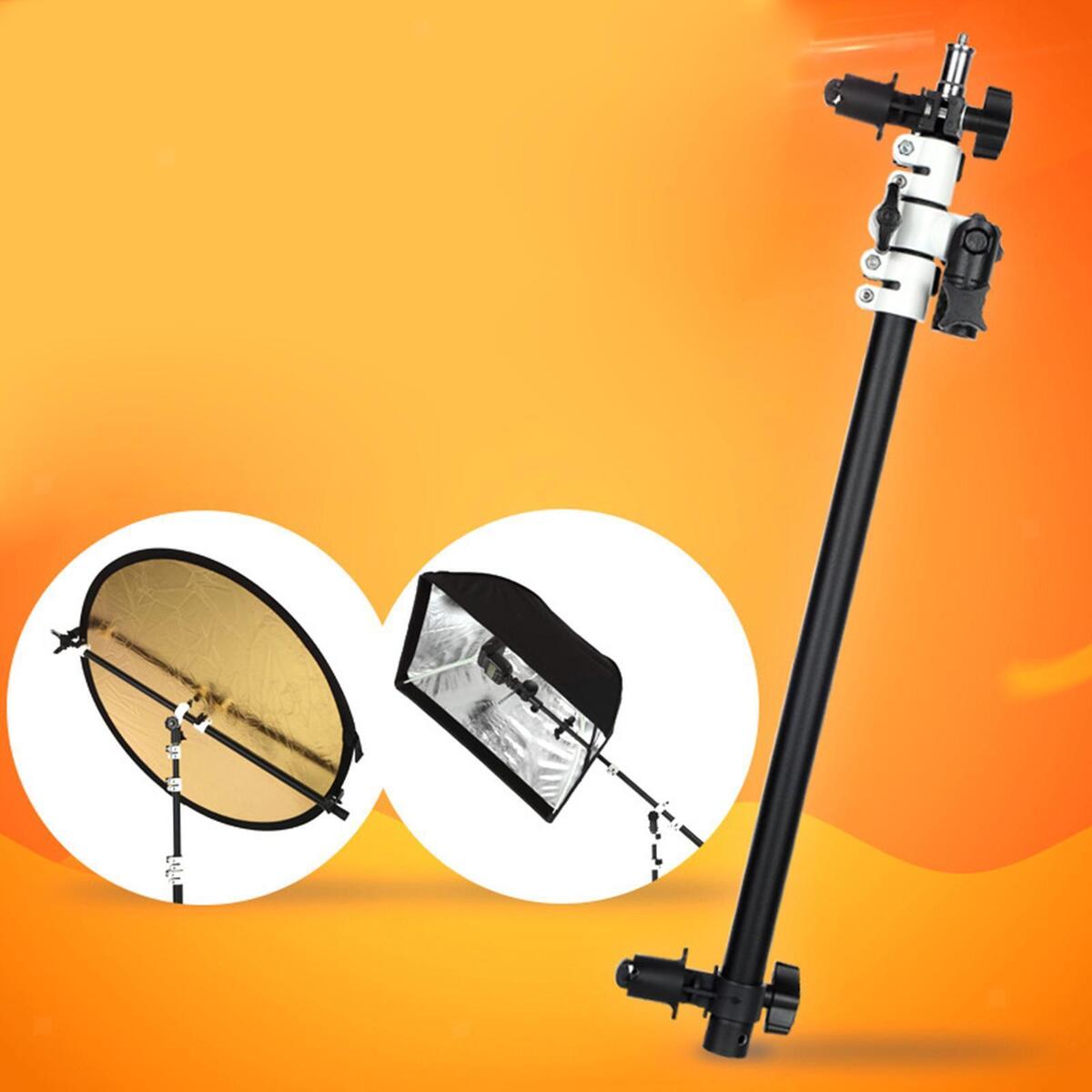 Portable Lighting Kit Professional Foldable Clamps Reflector Arm for Studio