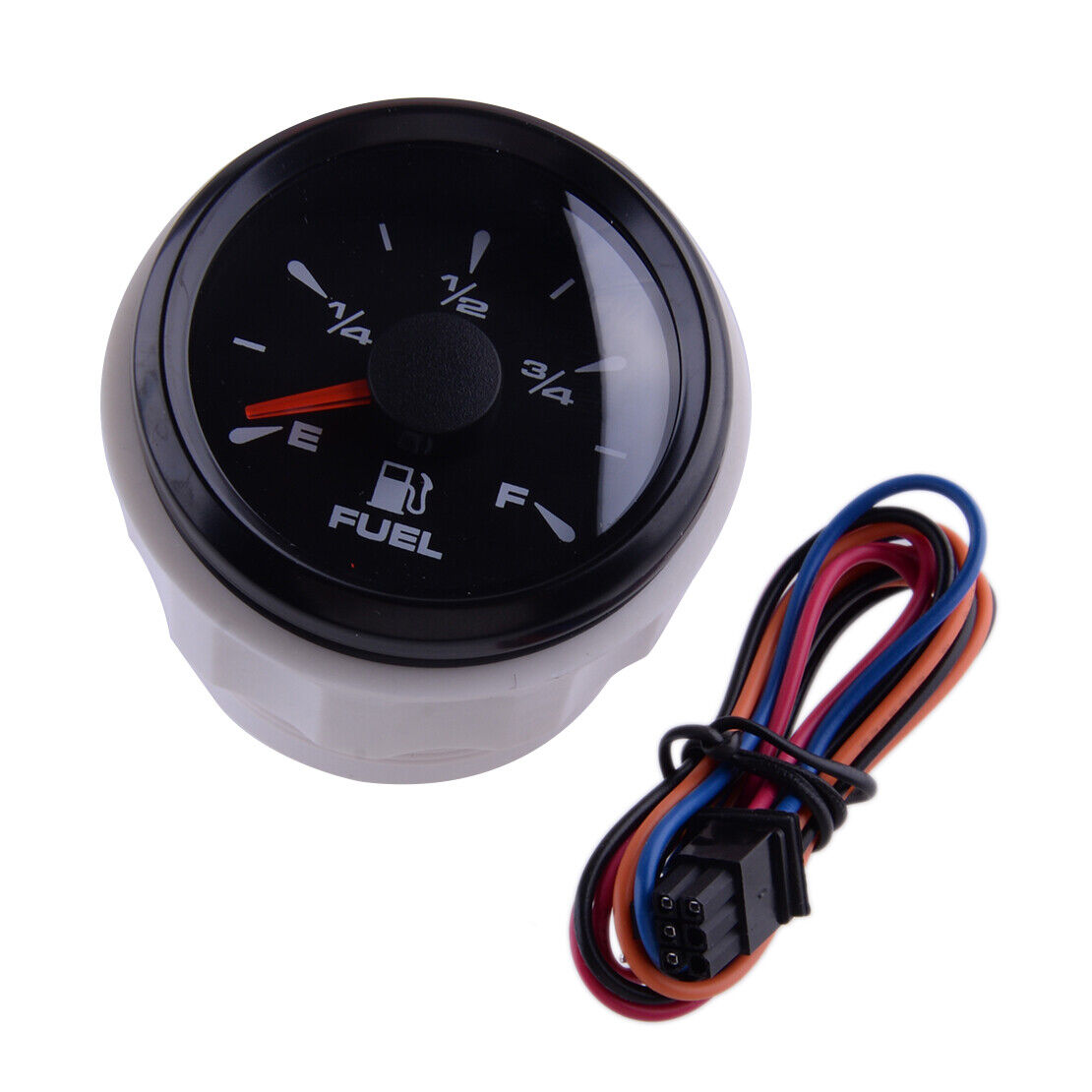 52mm 2" Fuel Gas Tank Level Gauge Adjustable Backlight Color for Car Boat Marine