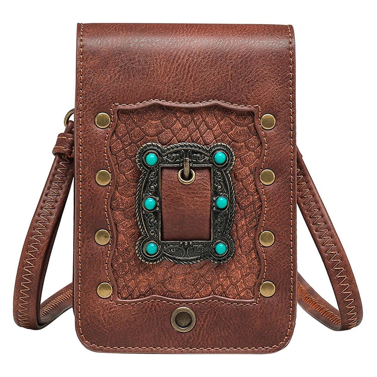 Punk Women Girls Crossbody Shoulder Bag Wallet Hip Holster Belt for Cycling