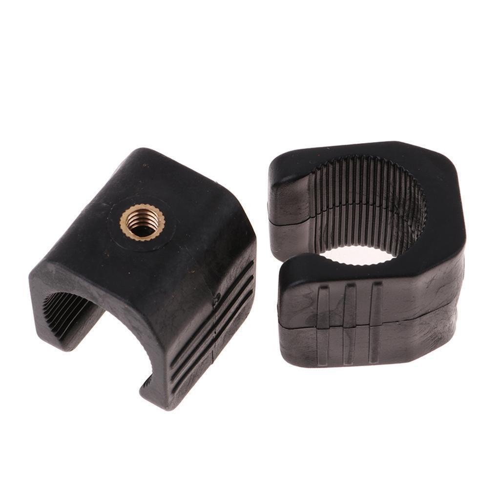 2x Flashlight Light Lamp Torch Clip Biycle Holder Bike Lighting Parts